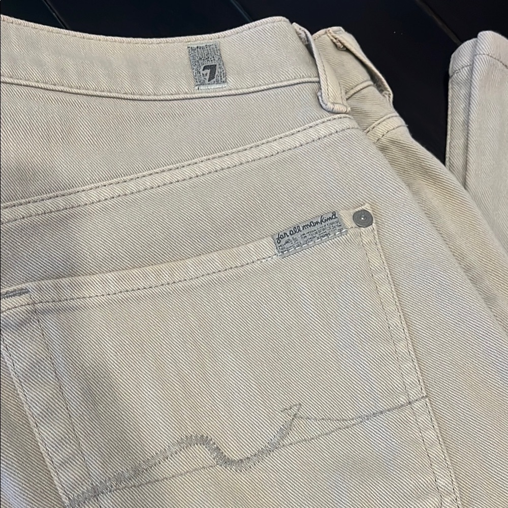 7 for all mankind men’s grey jeans sz 34 - Picture 4 of 4